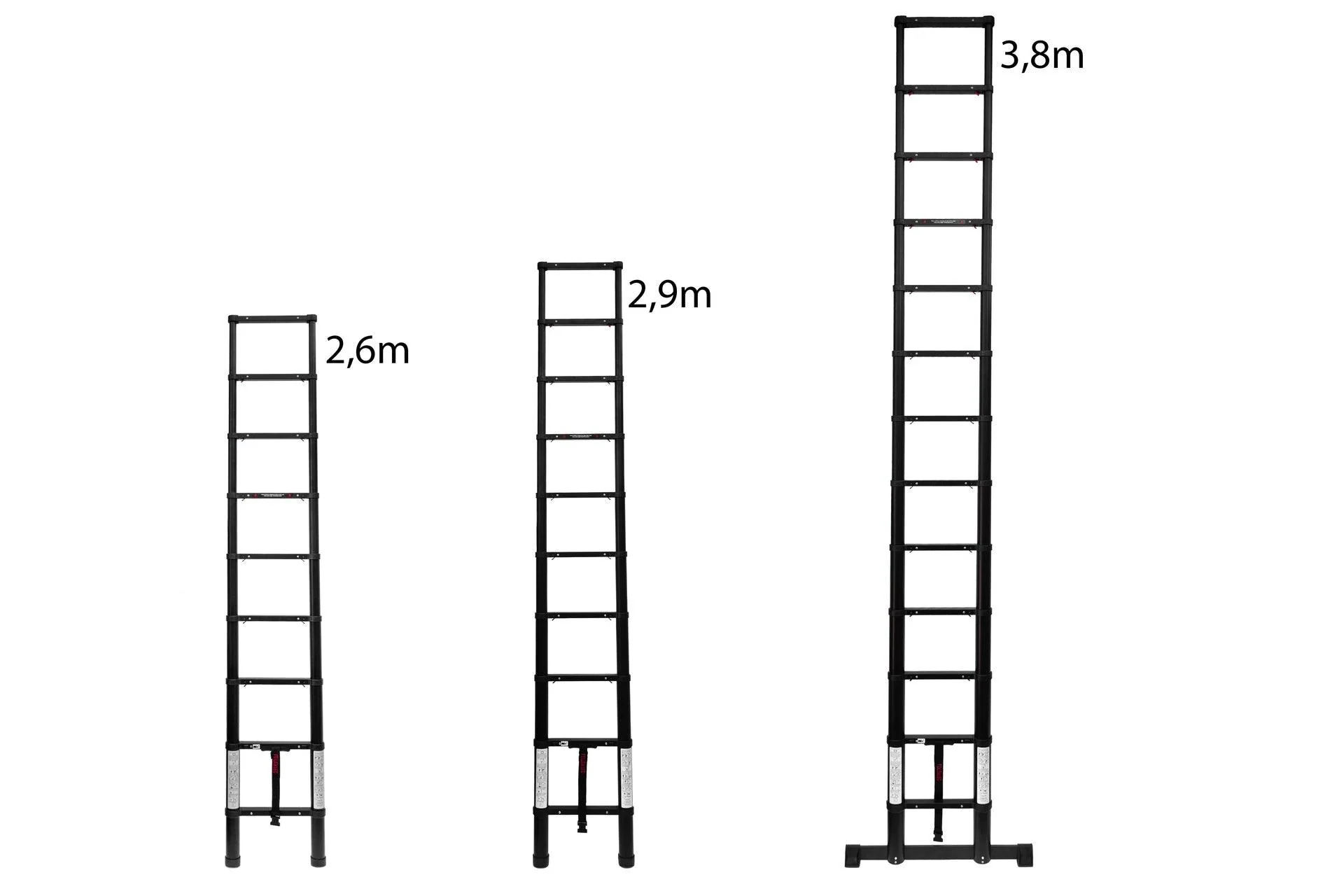 3,8 m Teleskopleiter inkl. Leitertec System - Image 9