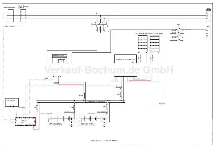%Aktion% Set EFH 1 Phase 10KW h Akku 5kva Multiplus-II - Image 3