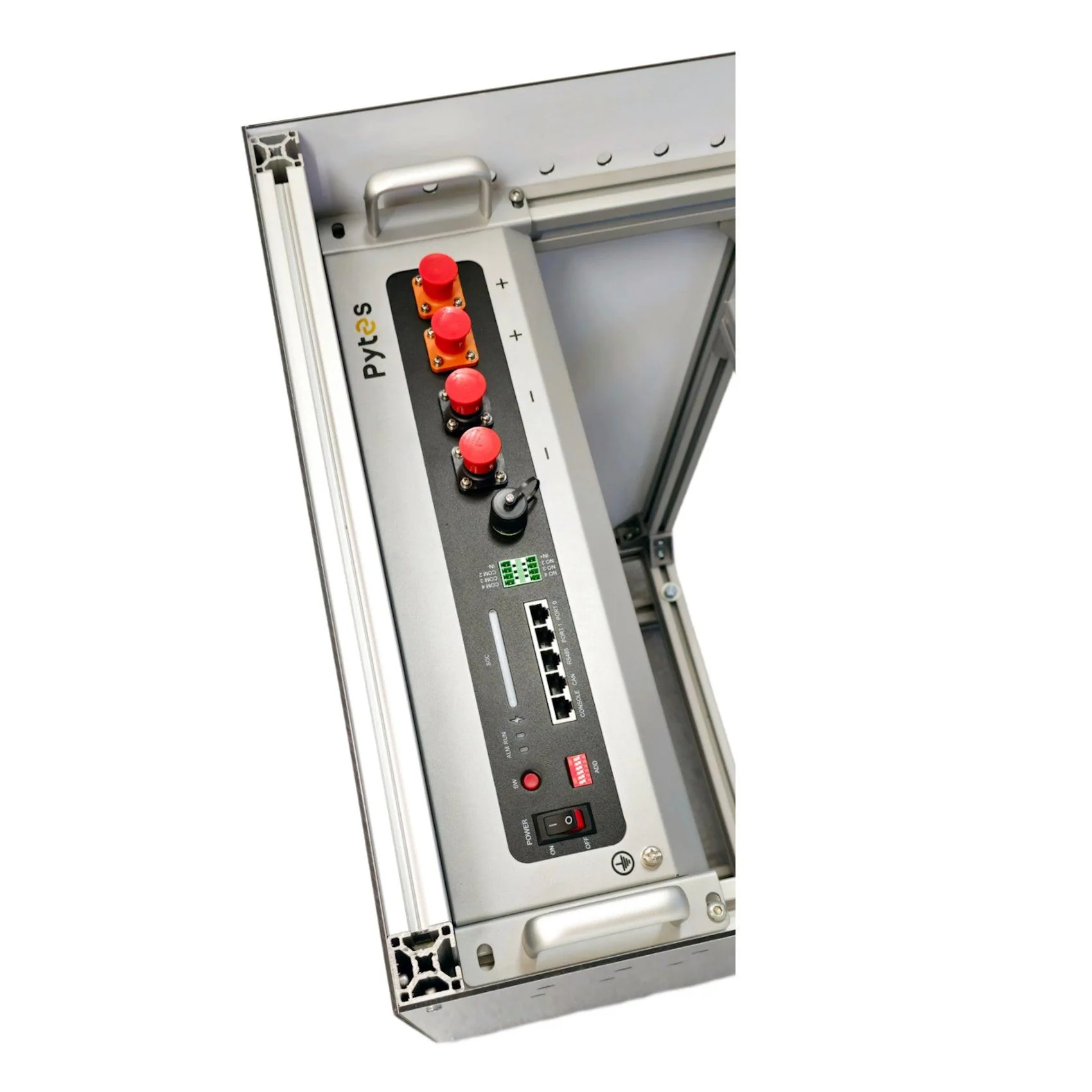 Batteriegehäuse für 2x Pytes E-Box 48100 V5 LiFePo4-Batterien weiß - Image 2