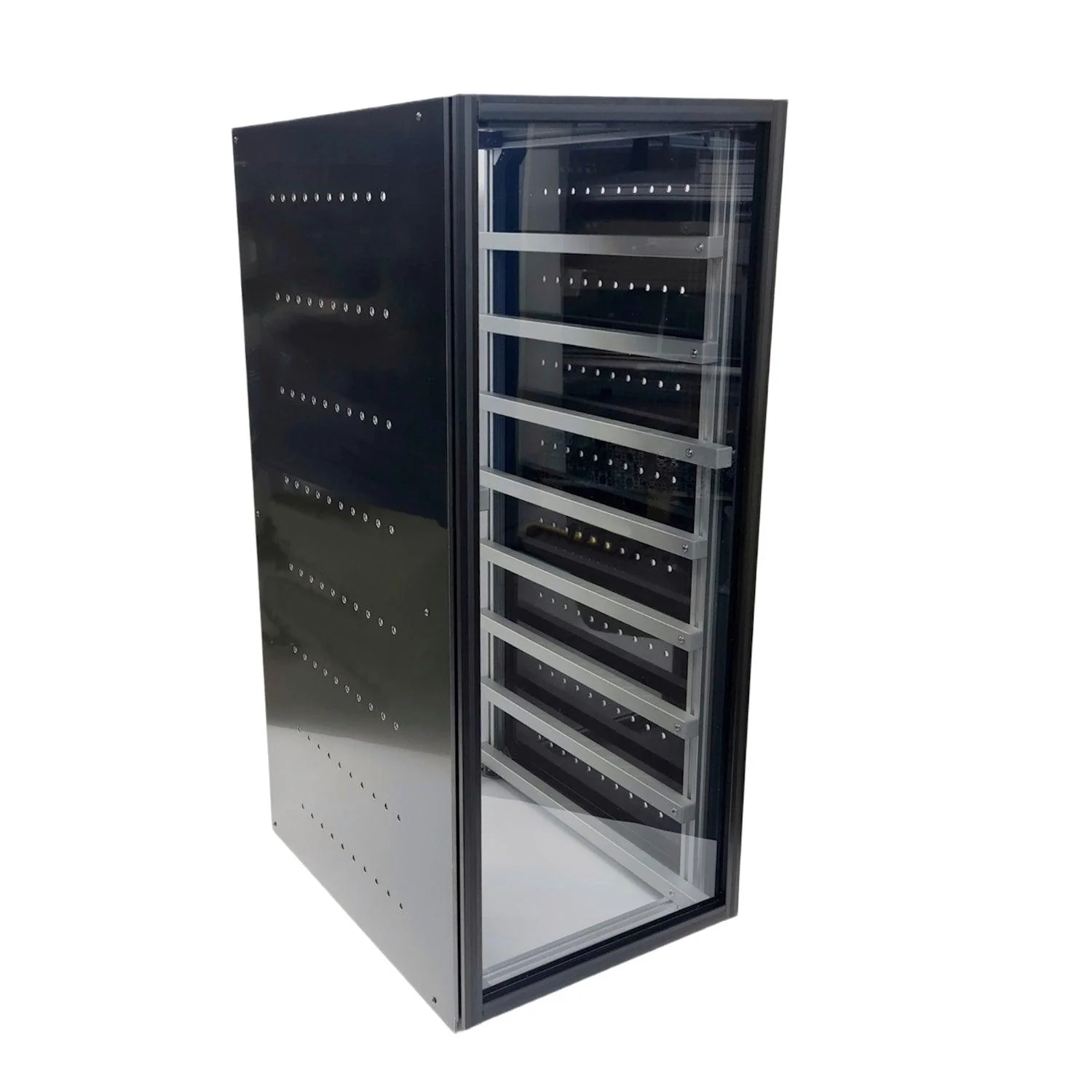 Batteriegehäuse für 8x Pytes E-BOX 48100R LiFePo4-Batterien Black Series