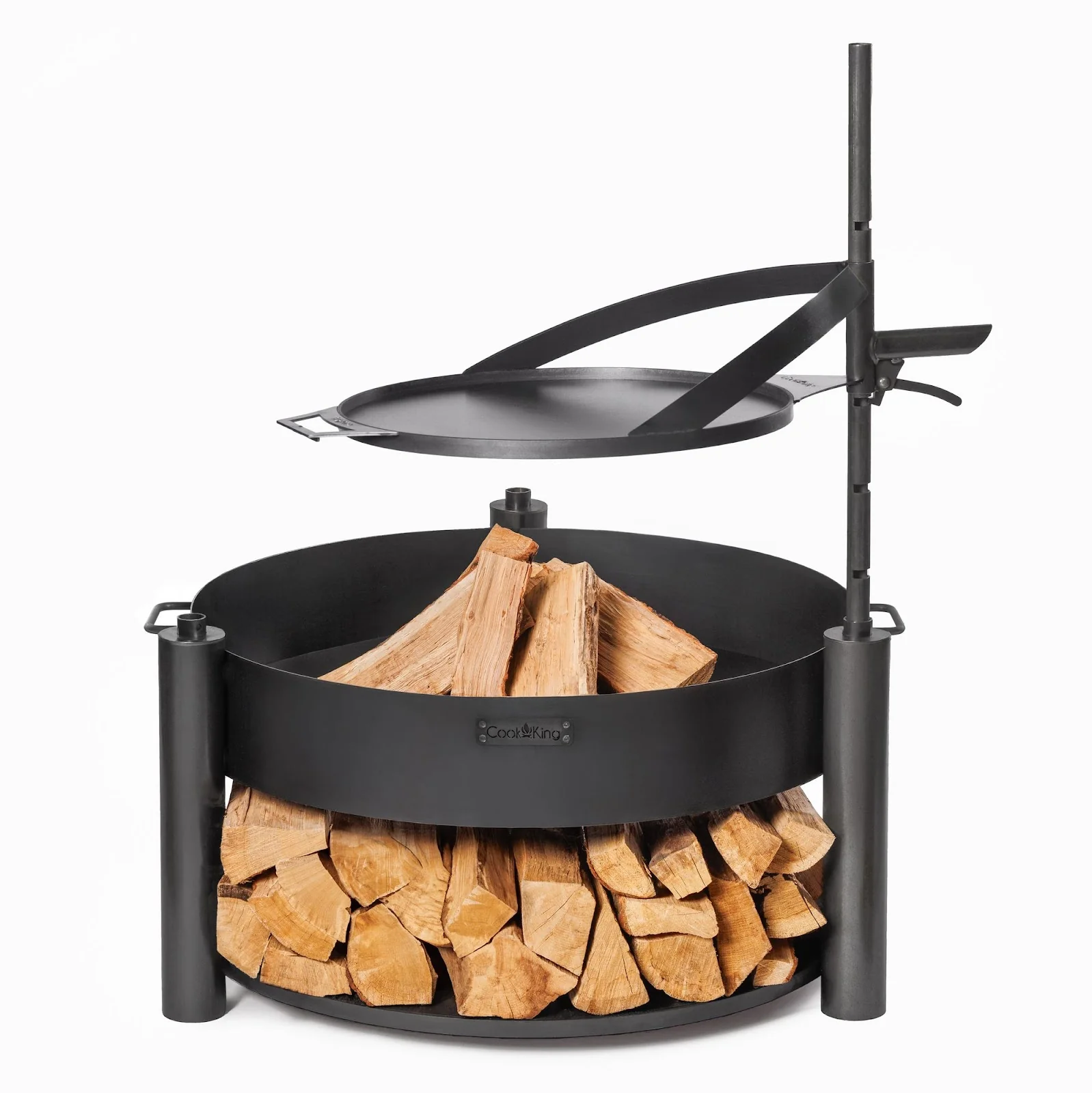Cookking 50 cm Grillplatte Aus Natürlichem Stahl Mit Griff Für Die Feuerschalen "BANDITO" Und "MONTANA X" - Image 2
