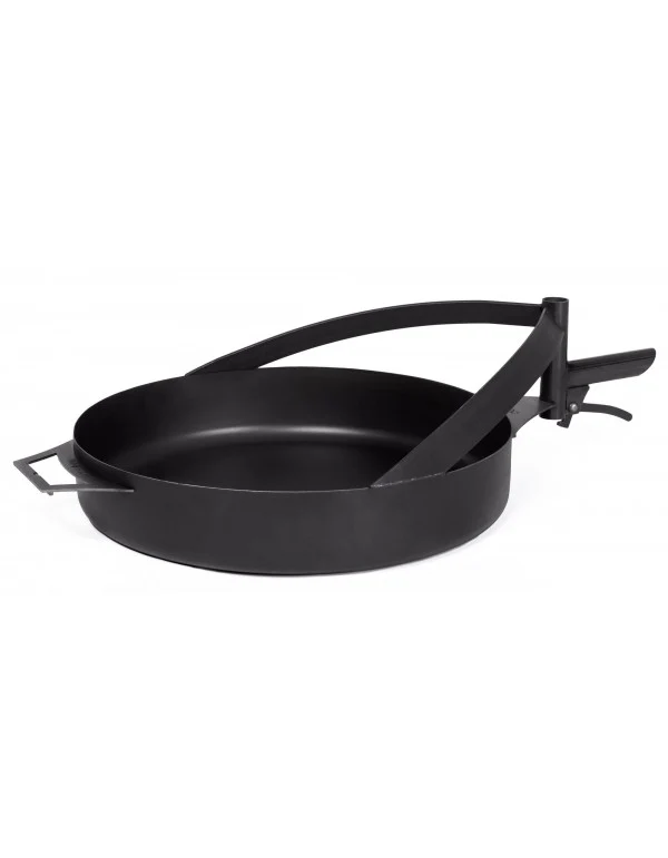 Cookking Pfanne aus natürlichem Stahl 50 cm mit einem Griff für Feuerschale "BANDITO" und "MONTANA X"