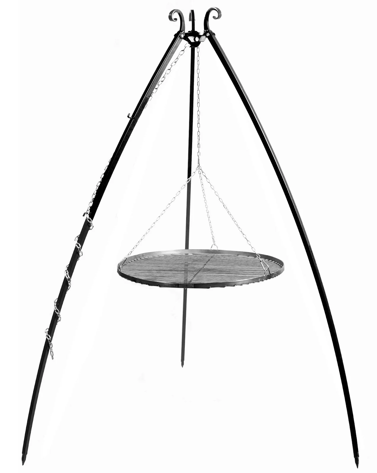 Cookking Schwenkgrill 200 cm - Grillrost aus Rohstahl 70 cm
