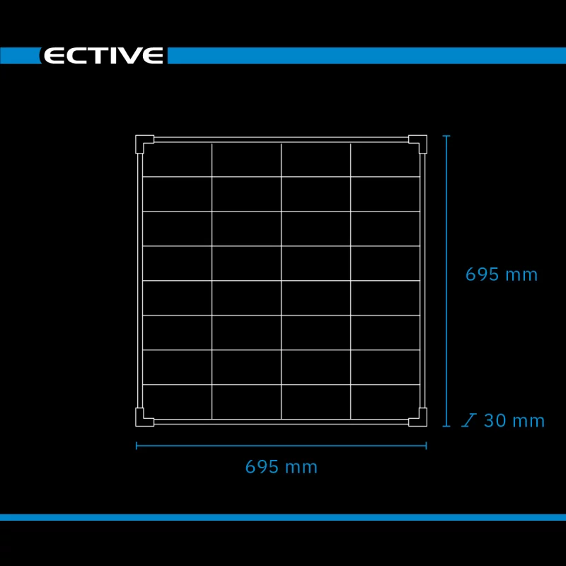 ECTIVE BSP 100C Black Monokristallin Solarmodul 100W - Image 6