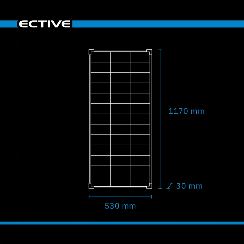 ECTIVE BSP 120 Black Monokristallin Solarmodul 120W - Image 6