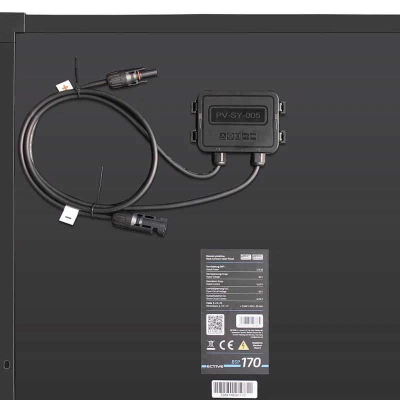 ECTIVE BSP 170 Black Lightweight Monokristallin Solarmodul 170W - Image 8