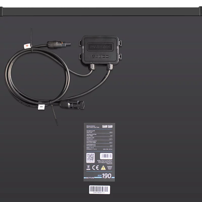 ECTIVE BSP 190 Black Lightweight Monokristallin Solarmodul 190W - Image 9