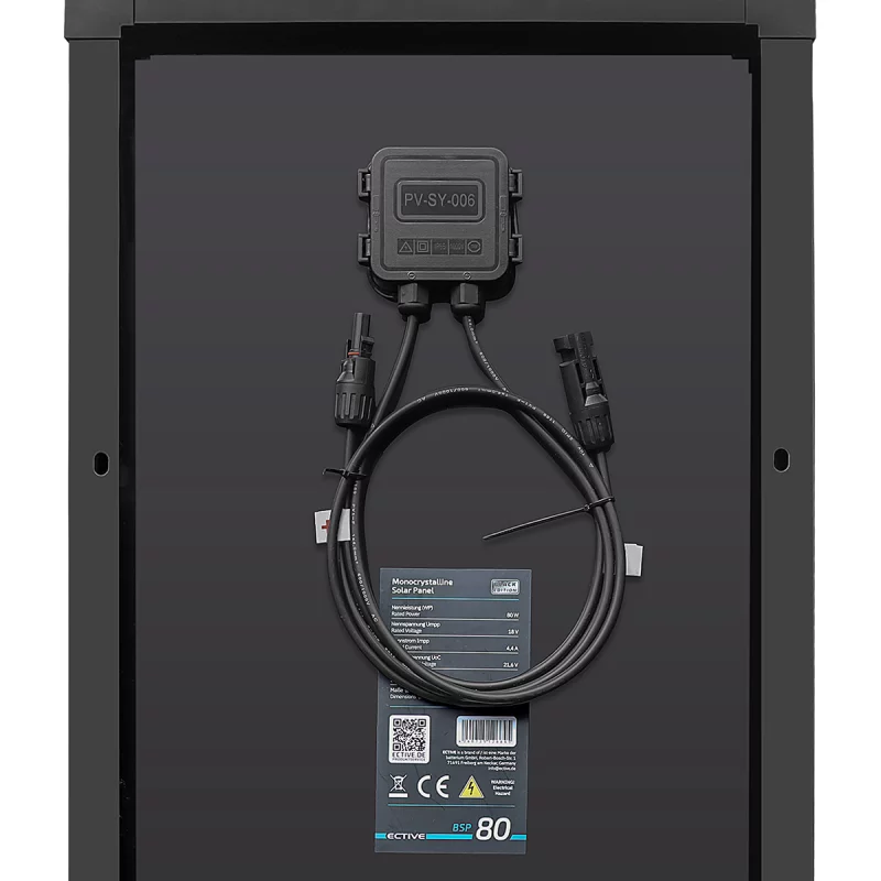 ECTIVE BSP 80 Black Monokristallin Solarmodul 80W - Image 4