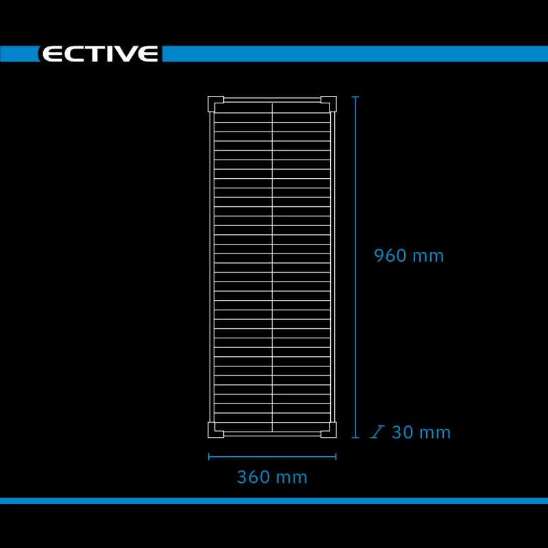 ECTIVE BSP 80 Black Monokristallin Solarmodul 80W - Image 6