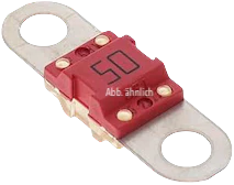 MIDI-fuse 50A/58V-M6 (package of 5pcs)