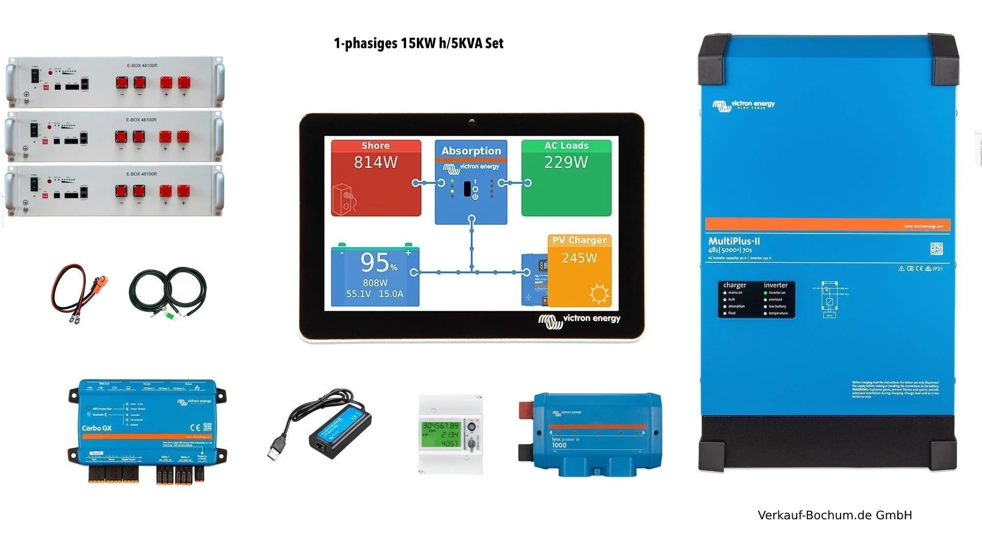 Set EFH 1 Phase 15KW h Akku 5kva Multiplus-II - Image 2