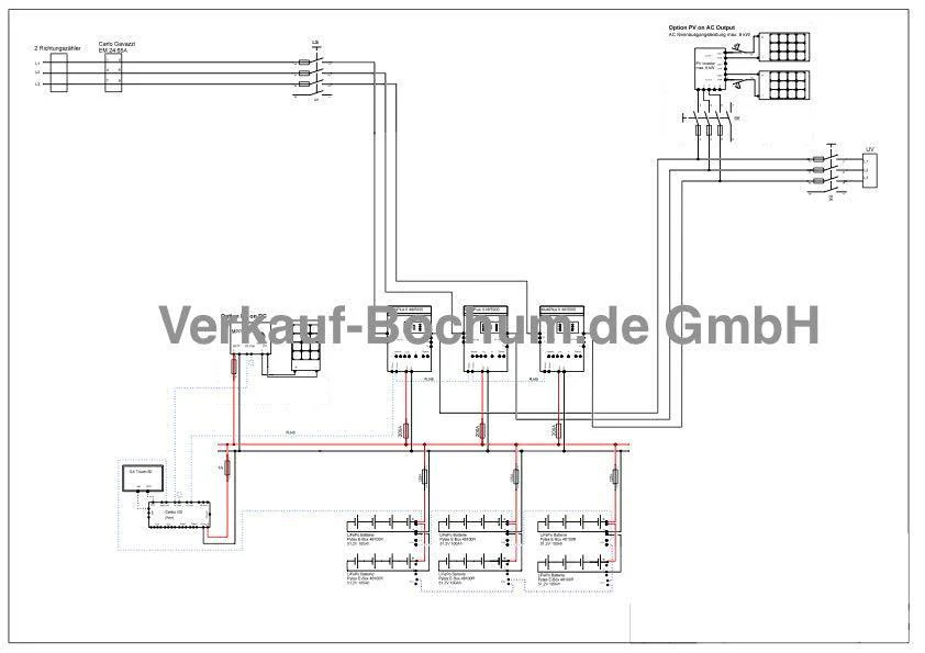 Set EFH 3 Phasen 30KW h Akku V5 15kva Multiplus-II - Image 3